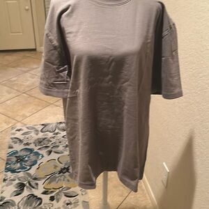 Yeezy Gap Collab Tee Shirt Gray Crewneck Men's Size S Oversized Streetwear New